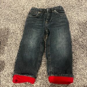 Fleece lined jeans by wonder kids